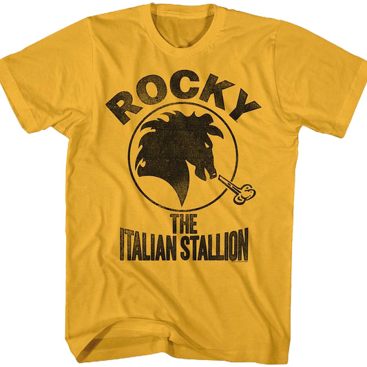 Distressed Italian Stallion Logo Rocky T-Shirt