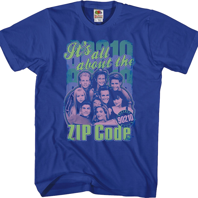 It's All About The Zip Code Beverly Hills 90210 T-Shirt