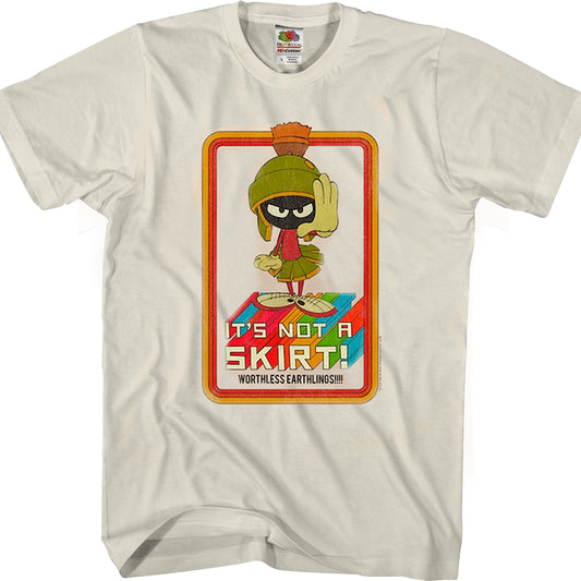 It's Not A Skirt Marvin The Martian Looney Tunes T-Shirt