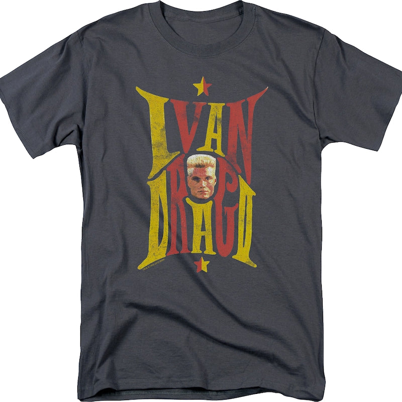 Ivan Drago Name And Face Rocky T-Shirt