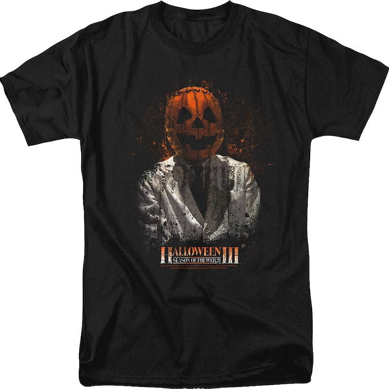 Jack-O-Lantern Mask Halloween III Season of the Witch T-Shirt