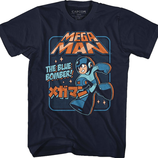 Japanese Blue Bomber Mega Man T-Shirt
