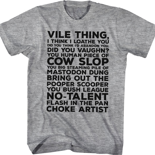 Johnny Taunts Major League T-Shirt