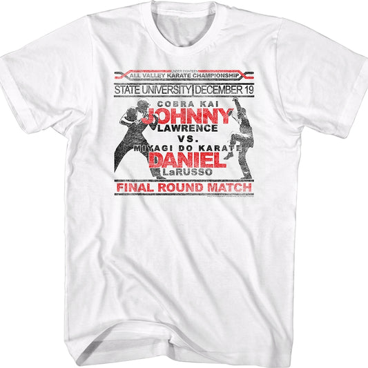 Johnny Vs Daniel Karate Kid T-Shirt