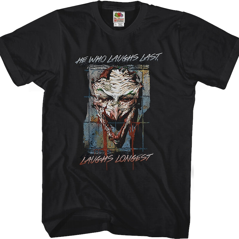 Joker He Who Laughs Last Batman T-Shirt