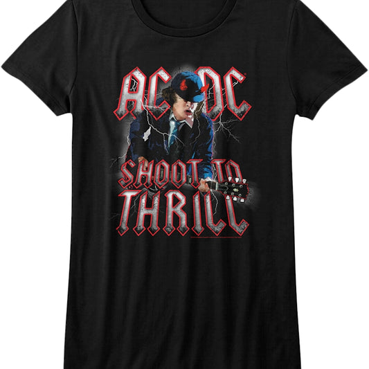 Ladies ACDC Shoot To Thrill Shirt