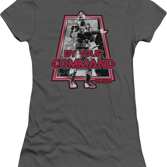 Ladies By Your Command Battlestar Galactica Shirt