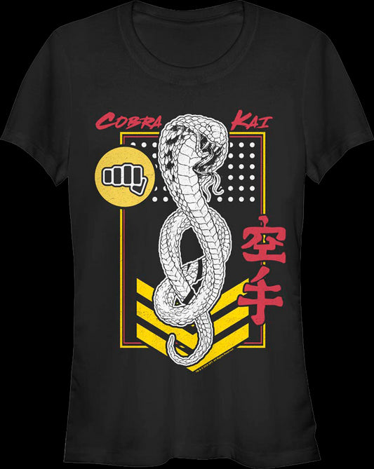 Ladies Cobra Kai Patch Shirt