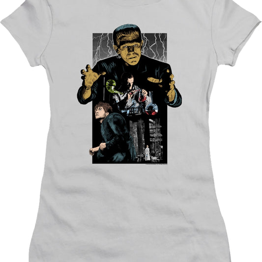 Ladies Collage Frankenstein Shirt