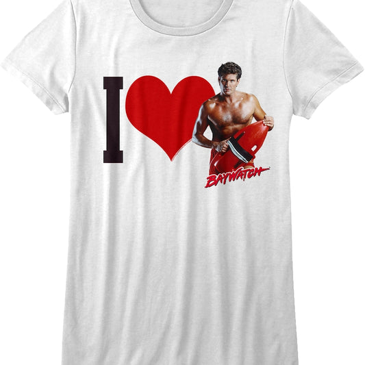 Ladies I Love Mitch Baywatch Shirt