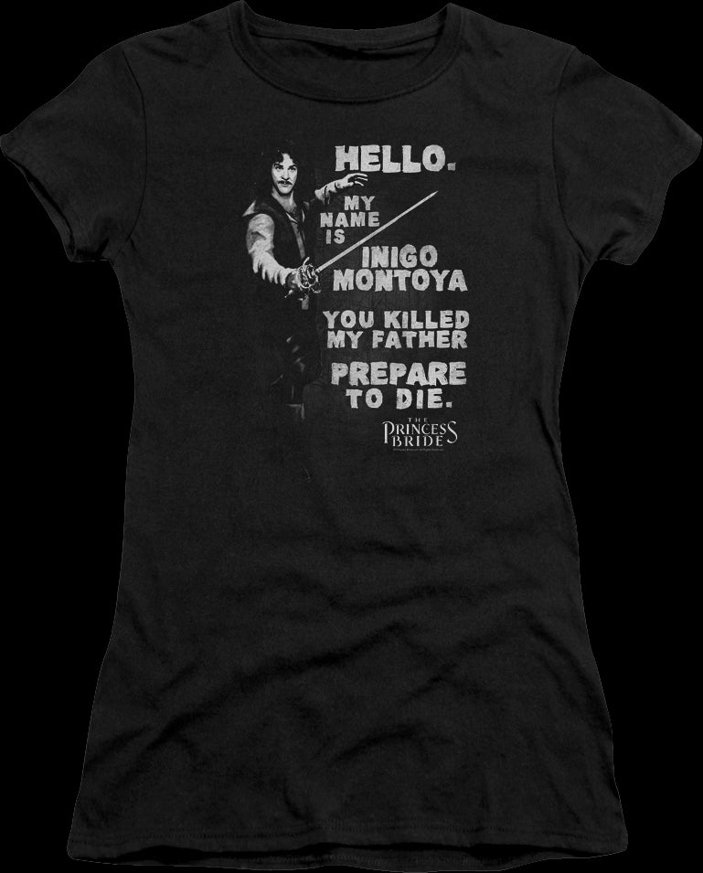 Ladies Inigo Montoya Princess Bride Shirt
