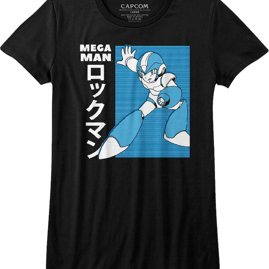Womens Japanese Mega Man Shirt