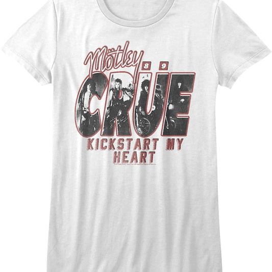 Womens Kickstart My Heart Motley Crue Shirt