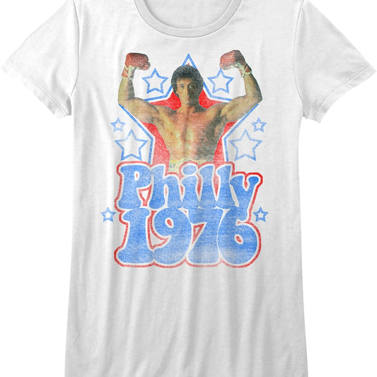 Womens Philly 1976 Rocky Shirt