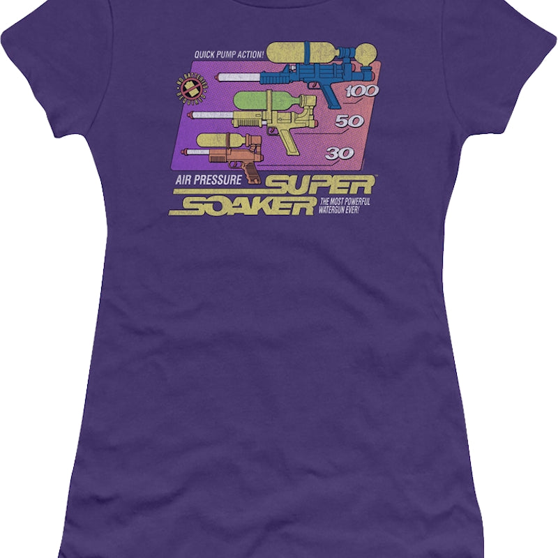 Ladies Purple Super Soaker Shirt