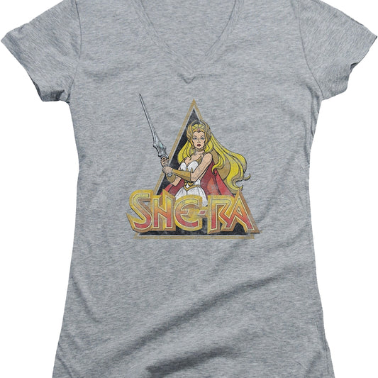 Ladies She-Ra V-Neck Shirt