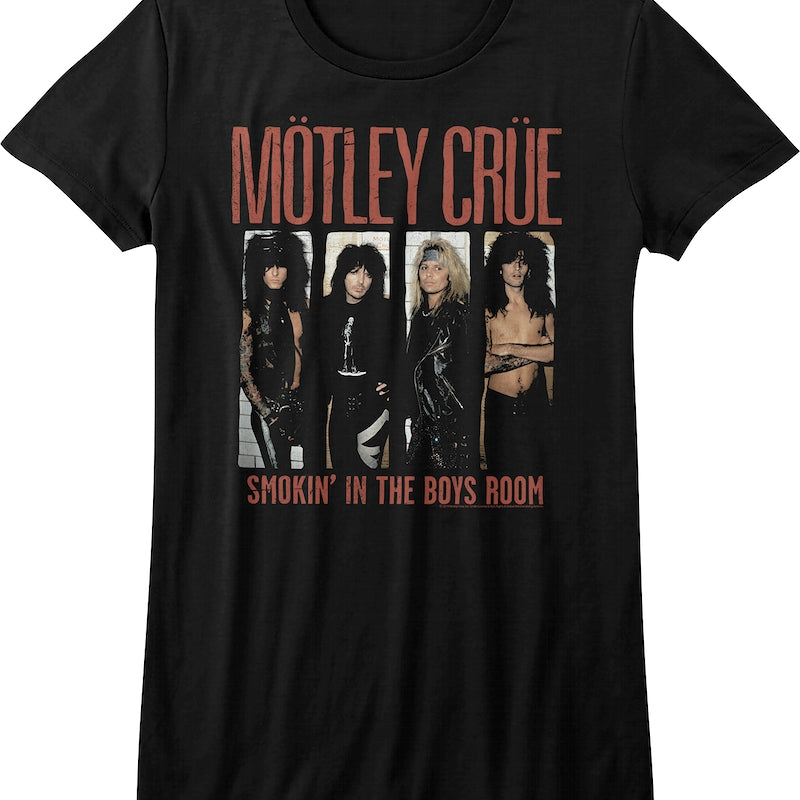 Ladies Smokin' In The Boys Room Motley Crue Shirt