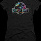 Ladies Tie Dye Logo Jurassic Park Shirt