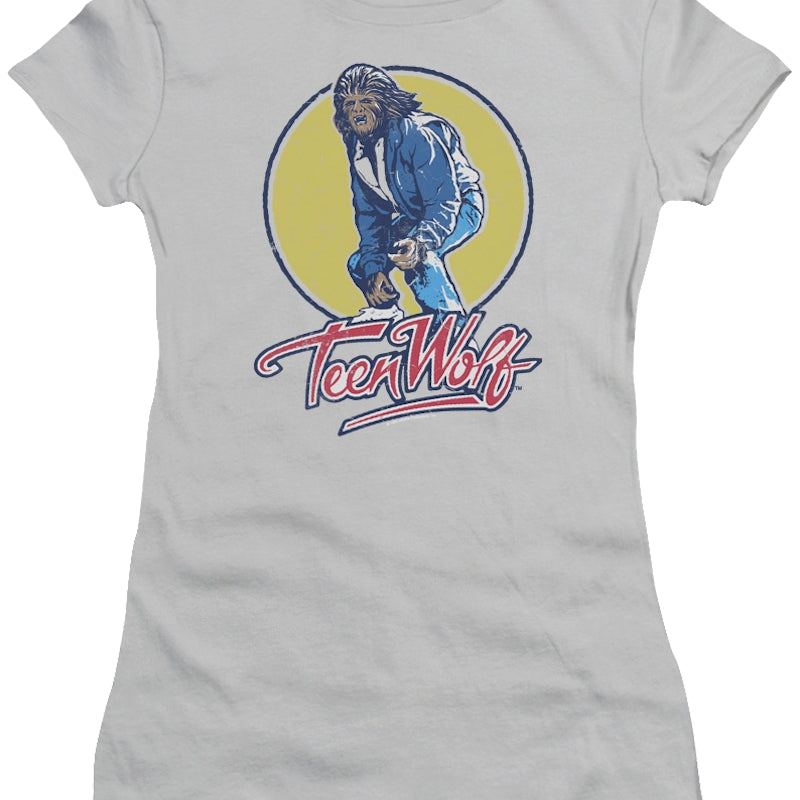 Ladies Van Surfing Teen Wolf Shirt