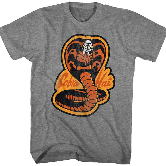 Karate Kid Distressed Cobra Kai Logo T-Shirt