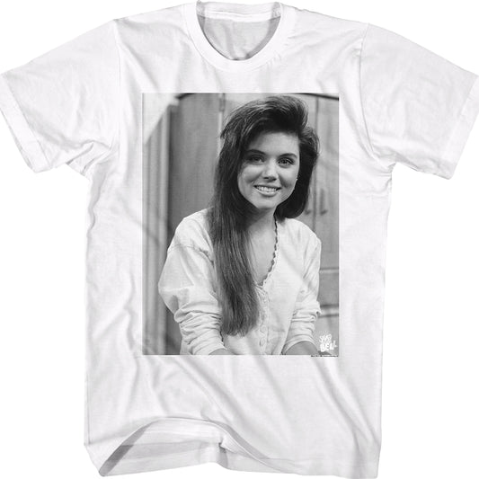 Kelly Kapowski Portrait Saved By The Bell T-Shirt