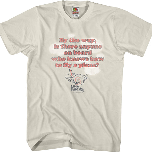 Knows How To Fly Airplane T-Shirt