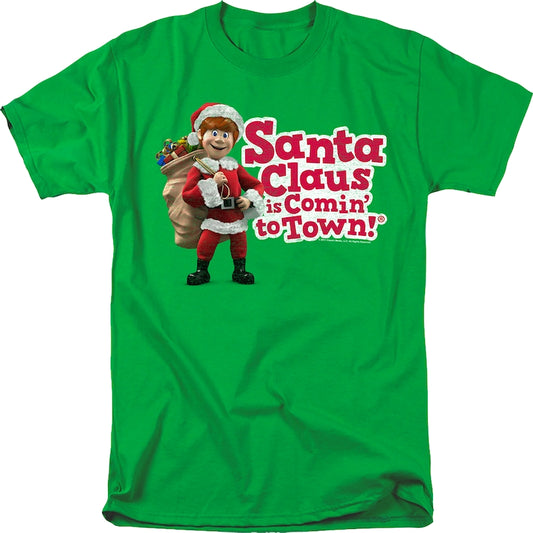 Kris Kringle Santa Claus Is Comin' To Town T-Shirt