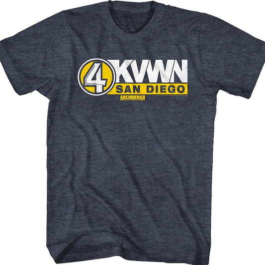 KVWN Logo Anchorman T-Shirt