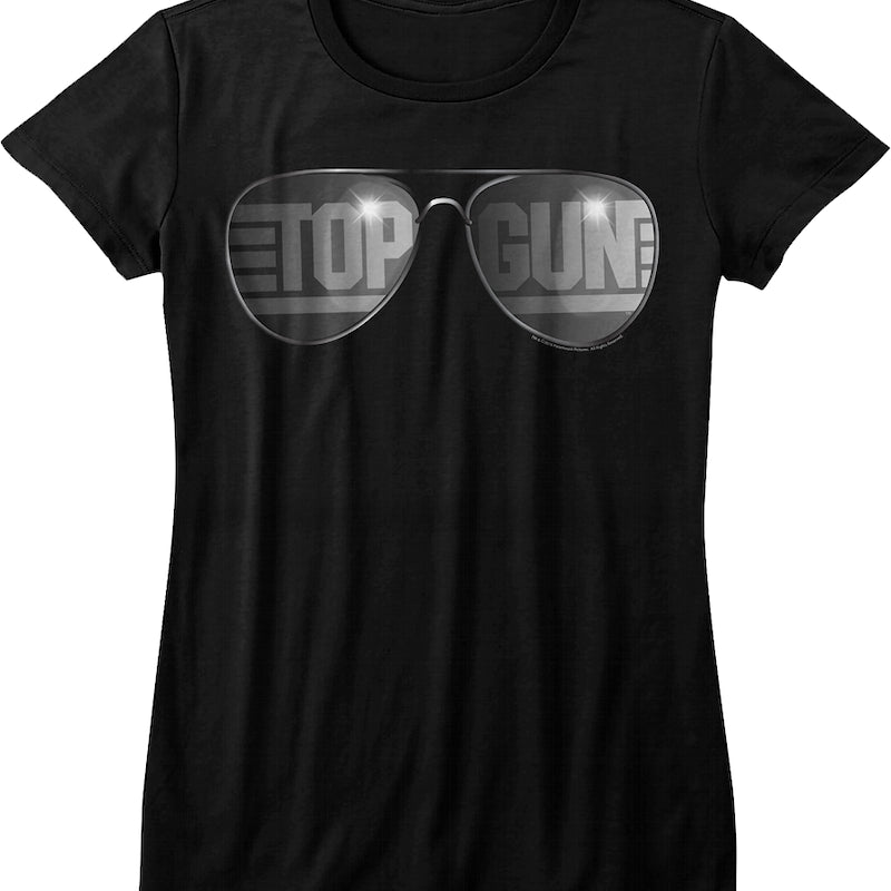 Womens Aviator Sunglasses Top Gun Shirt