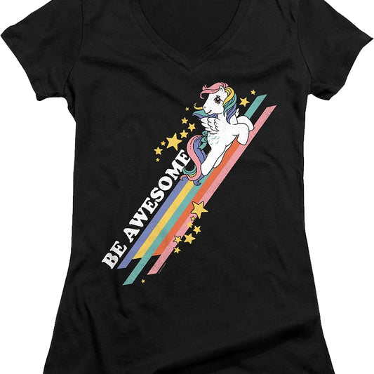 Ladies Be Awesome My Little Pony V-Neck Shirt