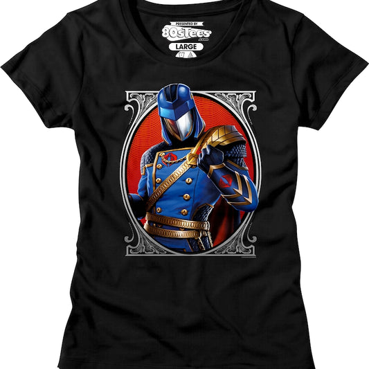 Womens Cobra Commander Classic Pose GI Joe Shirt