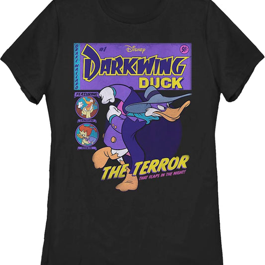 Womens Comic Book Cover Darkwing Duck Shirt