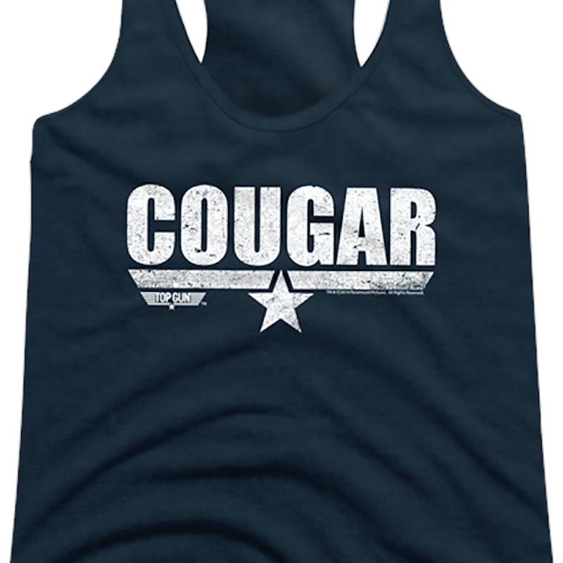 Ladies Cougar Top Gun Racerback Tank Top