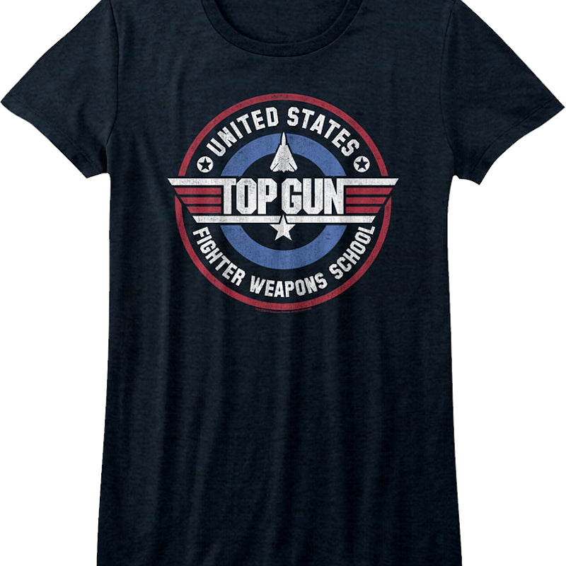 Womens Fighter Weapons School Top Gun Shirt