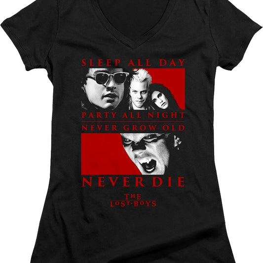 Ladies Never Die Lost Boys V-Neck Shirt