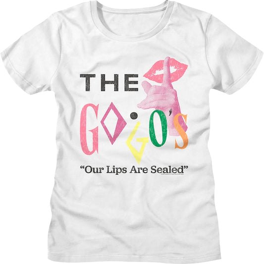Womens Our Lips Are Sealed Go-Go's Shirt