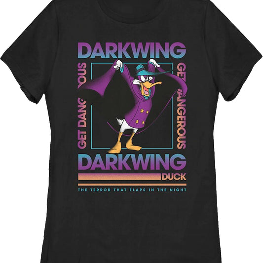 Womens The Terror That Flaps In The Night Darkwing Duck Shirt