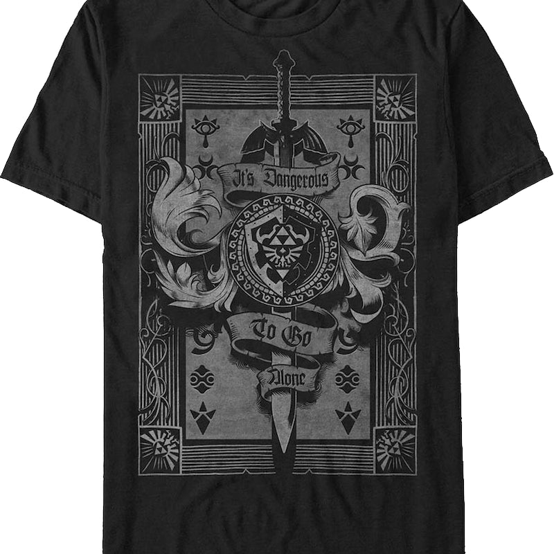 Legend of Zelda Dangerous Banner Nintendo T-Shirt