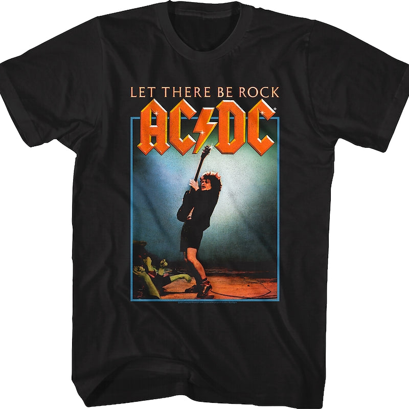 Let There Be Rock Album Cover ACDC Shirt