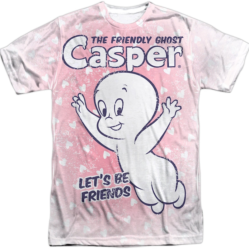 Let's Be Friends Casper The Friendly Ghost T-Shirt