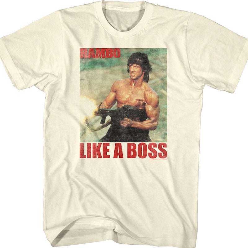 Like A Boss Rambo T-Shirt