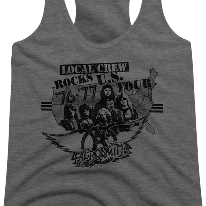 Local Crew Aerosmith Racerback Tank Top