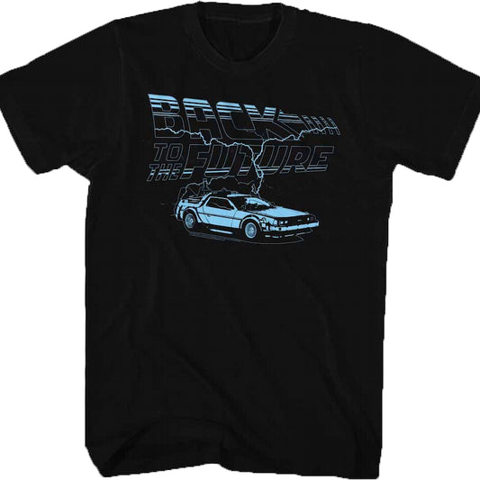 Logo and Lightning Back To The Future T-Shirt