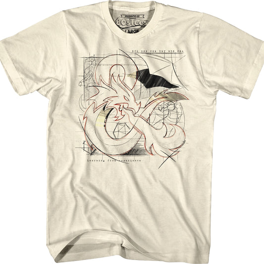 Logo Sketch Dungeons & Dragons T-Shirt
