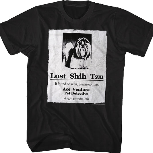 Lost Shih Tzu Ace Ventura T-Shirt