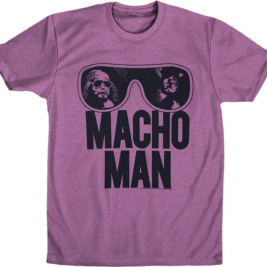 Purple Heather Macho Man Shirt