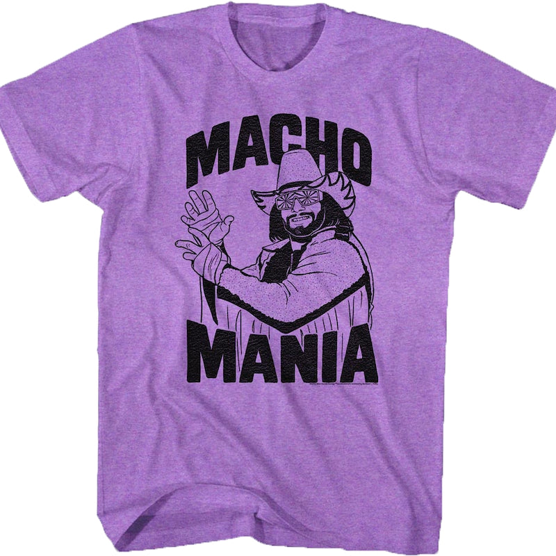 Purple Macho Mania Randy Savage T-Shirt