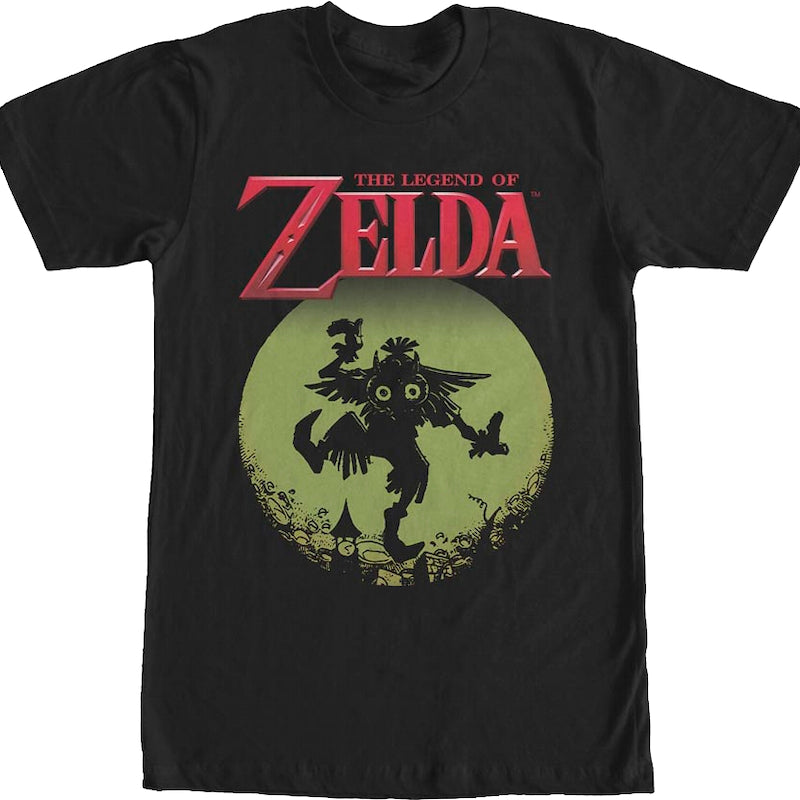 Majora Silhouette Legend of Zelda Nintendo T-Shirt