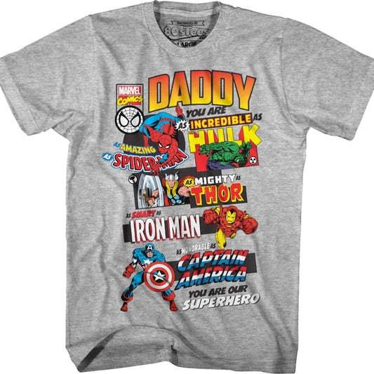 Marvel Comics Father's Day T-Shirt