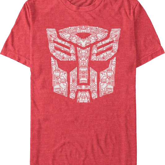 Mechanical Autobots Logo Transformers T-Shirt